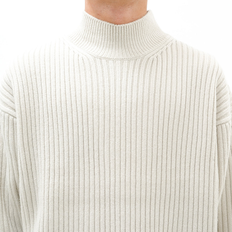 RIBBED BAGGY SWEATER [2 COLORS]