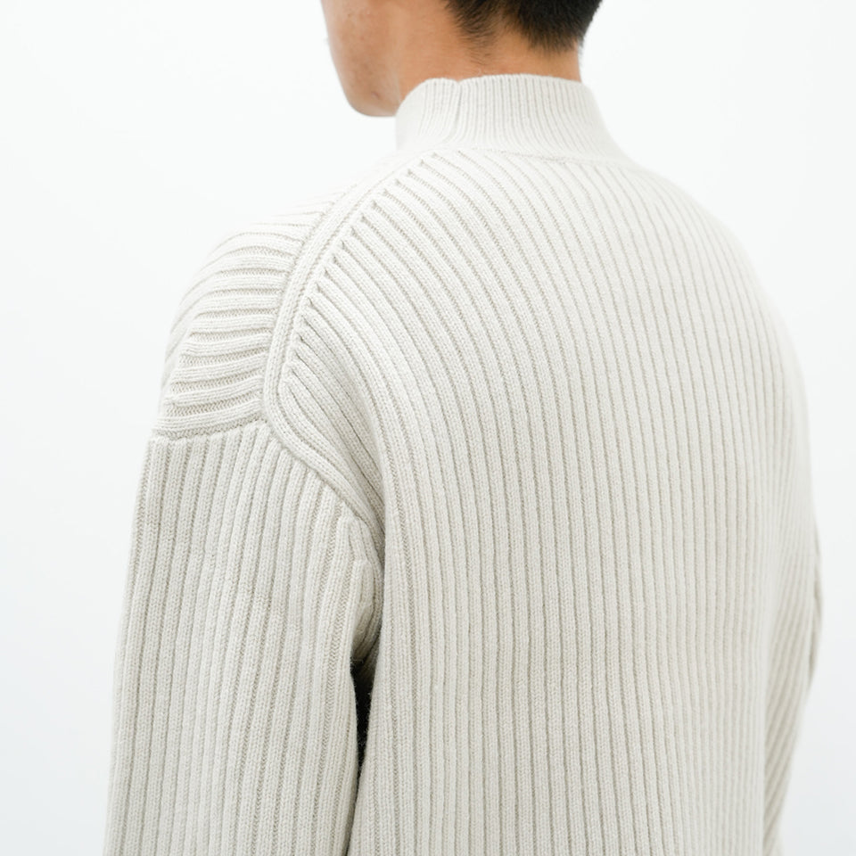 RIBBED BAGGY SWEATER [2 COLORS]