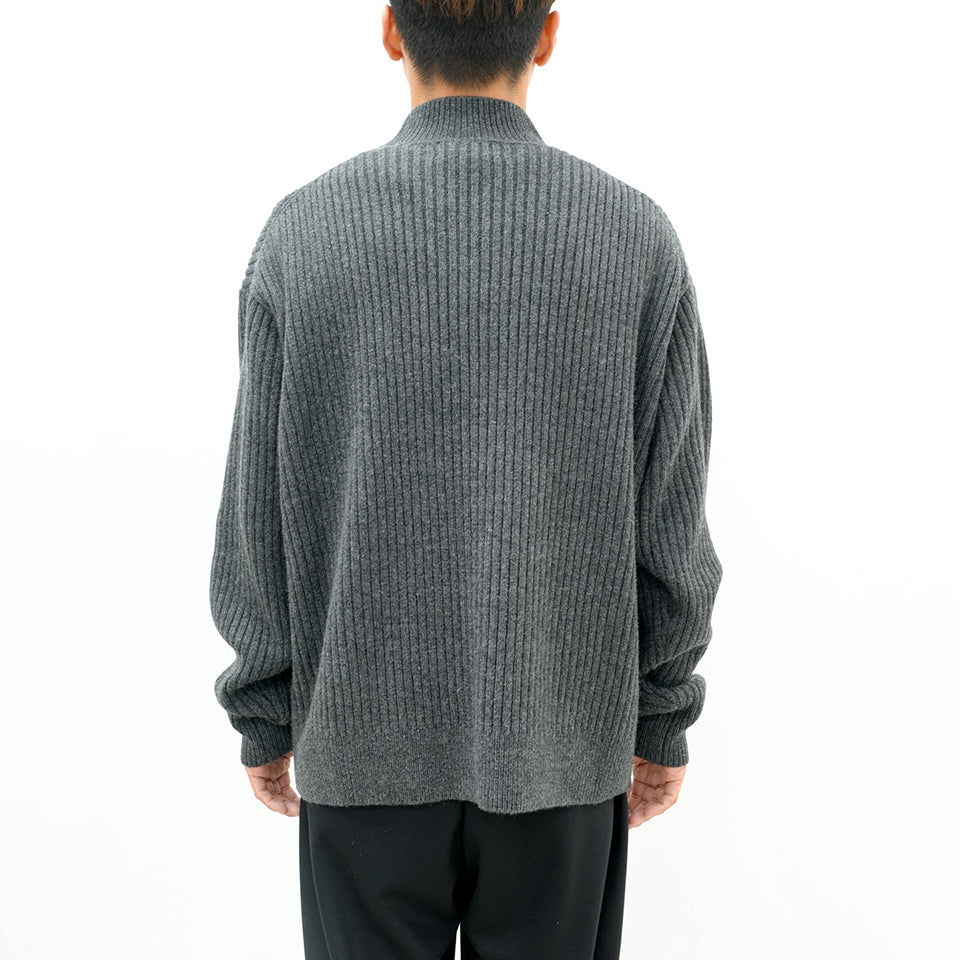 RIBBED BAGGY SWEATER [2 COLORS]