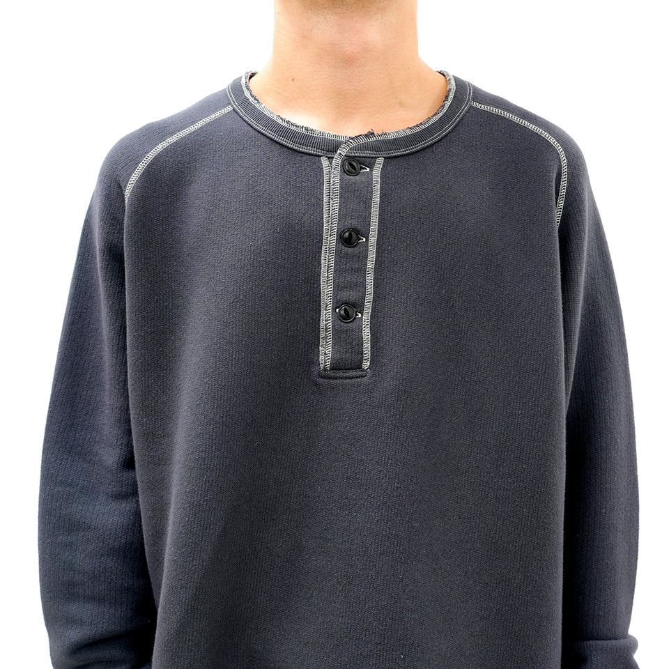 HENLY NECKMIDDLE LOOP SHIRT [2 COLORS]