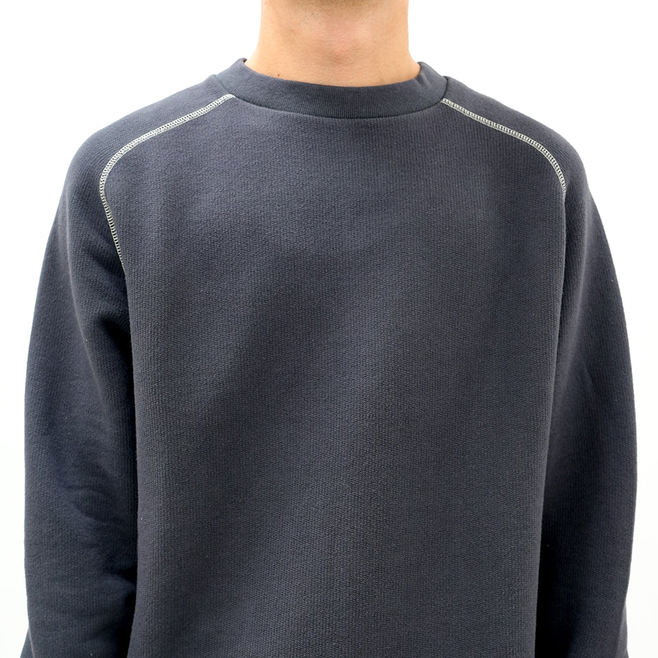 MOCK NECK MIDDLE LOOP SHIRT [2 COLORS]