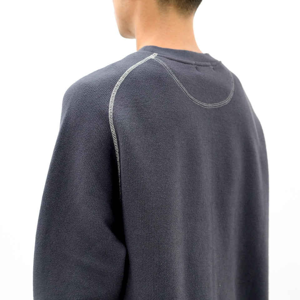 MOCK NECK MIDDLE LOOP SHIRT [2 COLORS]