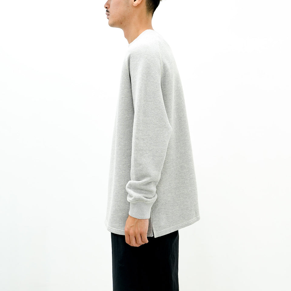 MOCK NECK MIDDLE LOOP SHIRT [2 COLORS]