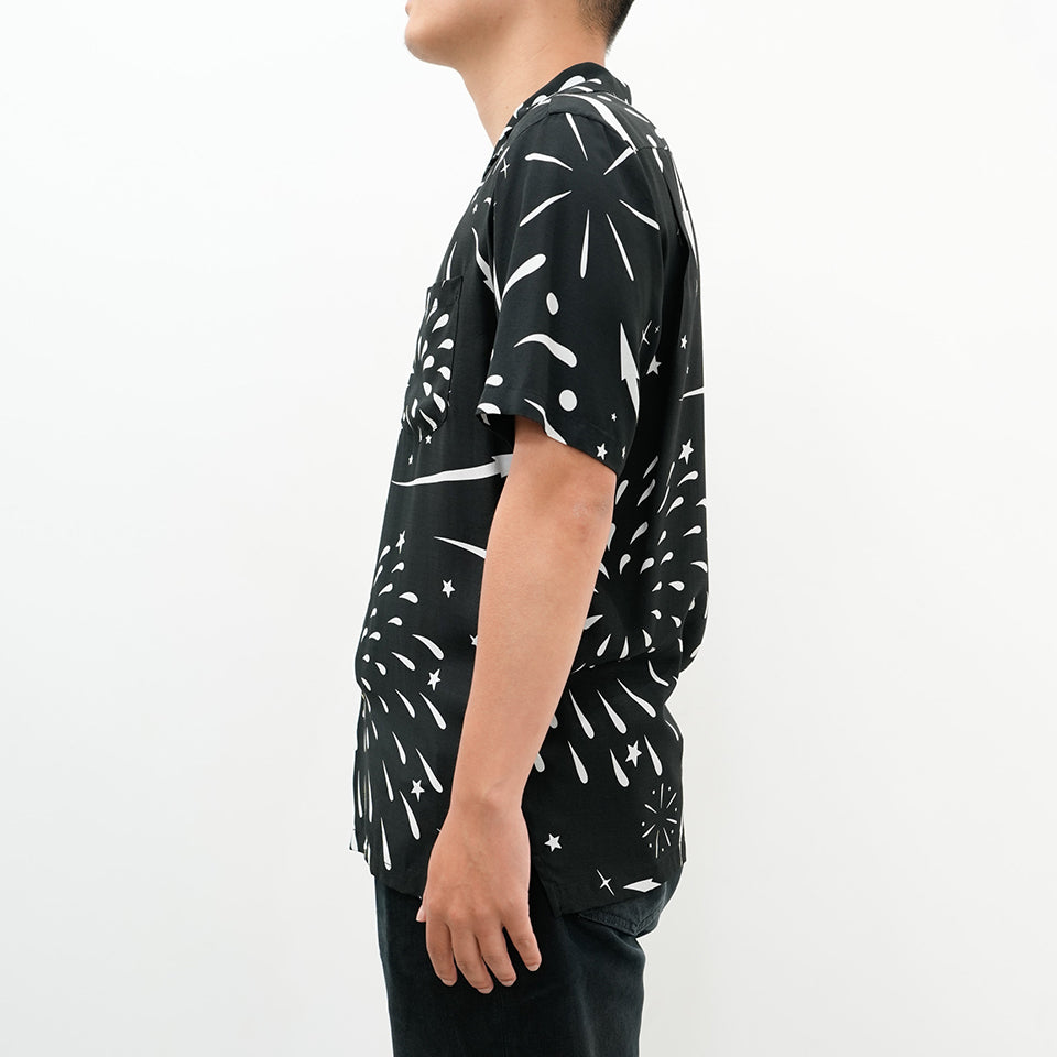 HANABI S/S SHIRTS - BLACK