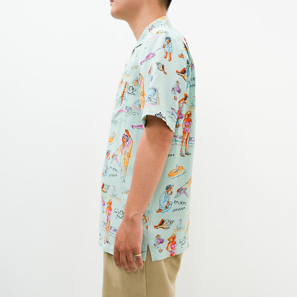 RYUKYU SOUVENIOR S/S SHIRTS [2 COLORS]