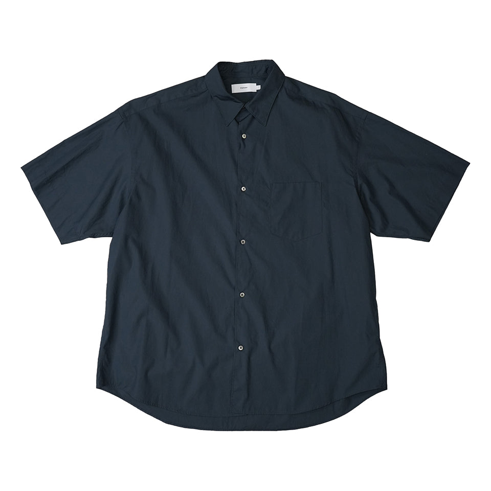 Broad S/S Oversized Regular Collar Shirt [4 COLORS]