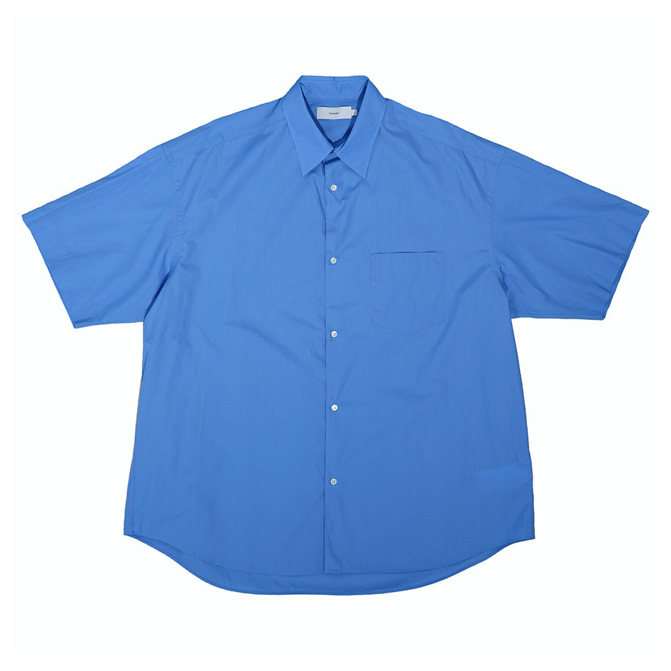 Broad S/S Oversized Regular Collar Shirt [4 COLORS]