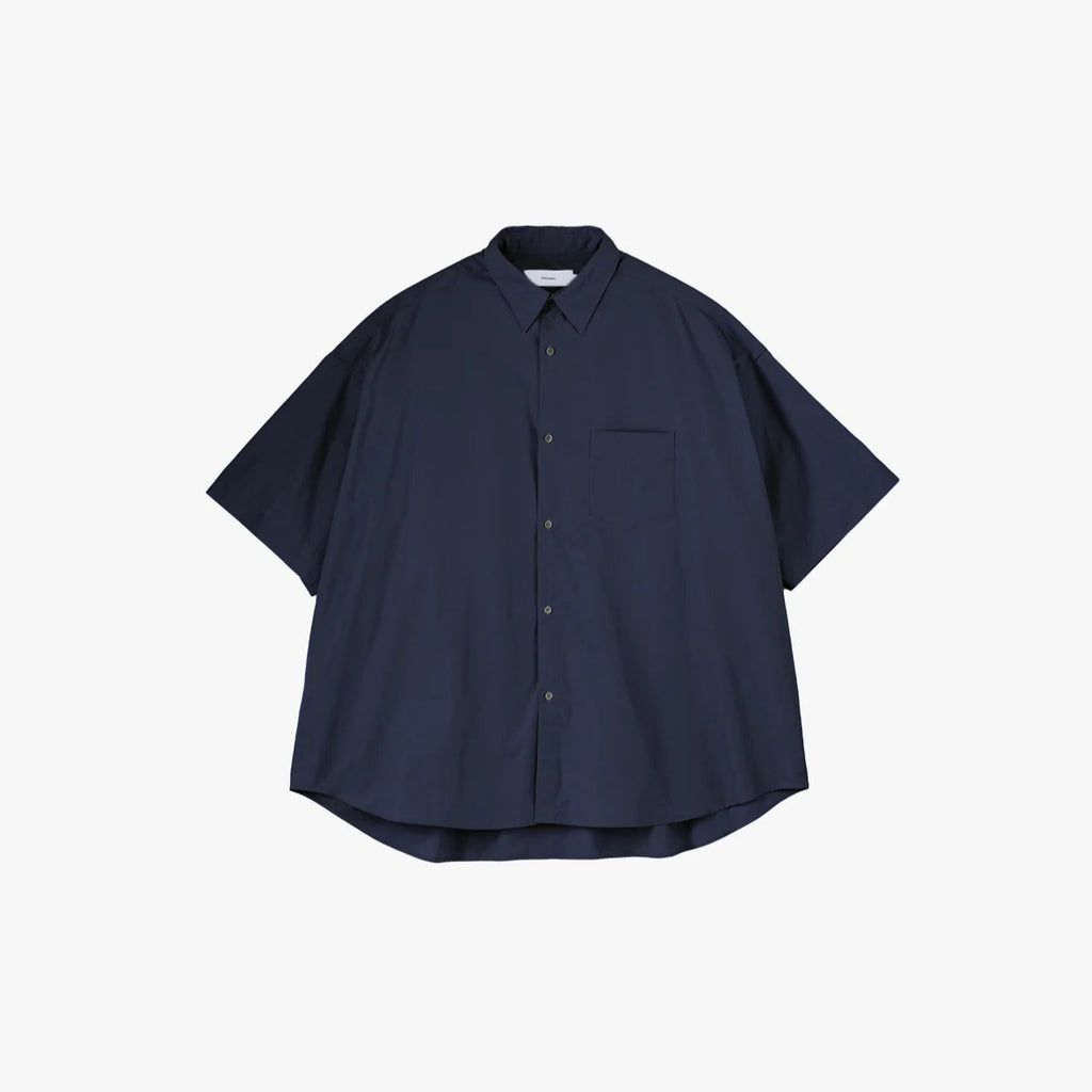 Broad S/S Oversized Regular Collar Shirt [4 COLORS]