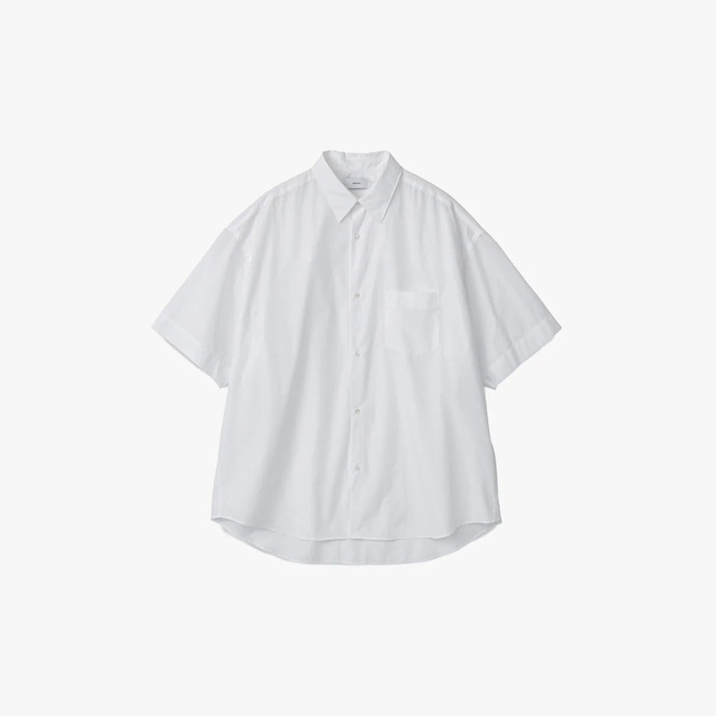 Broad S/S Oversized Regular Collar Shirt [4 COLORS]