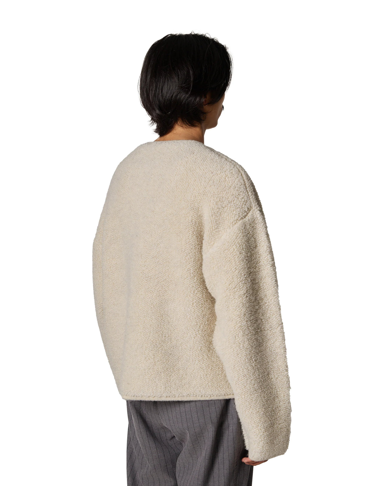ORGANIZED CARDIGAN / WOOLEN YARN