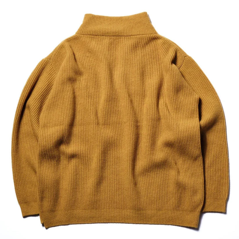 stand collar pullover