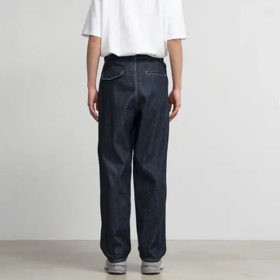 Selvage Denim Two Tuck Tapered Pants [GU263-40060RB]