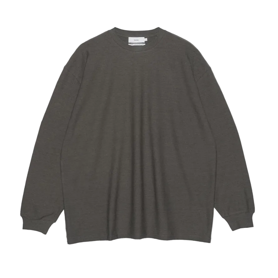 Cotton Wool Ripple Crew Neck L/S Tee [GM263-70304]