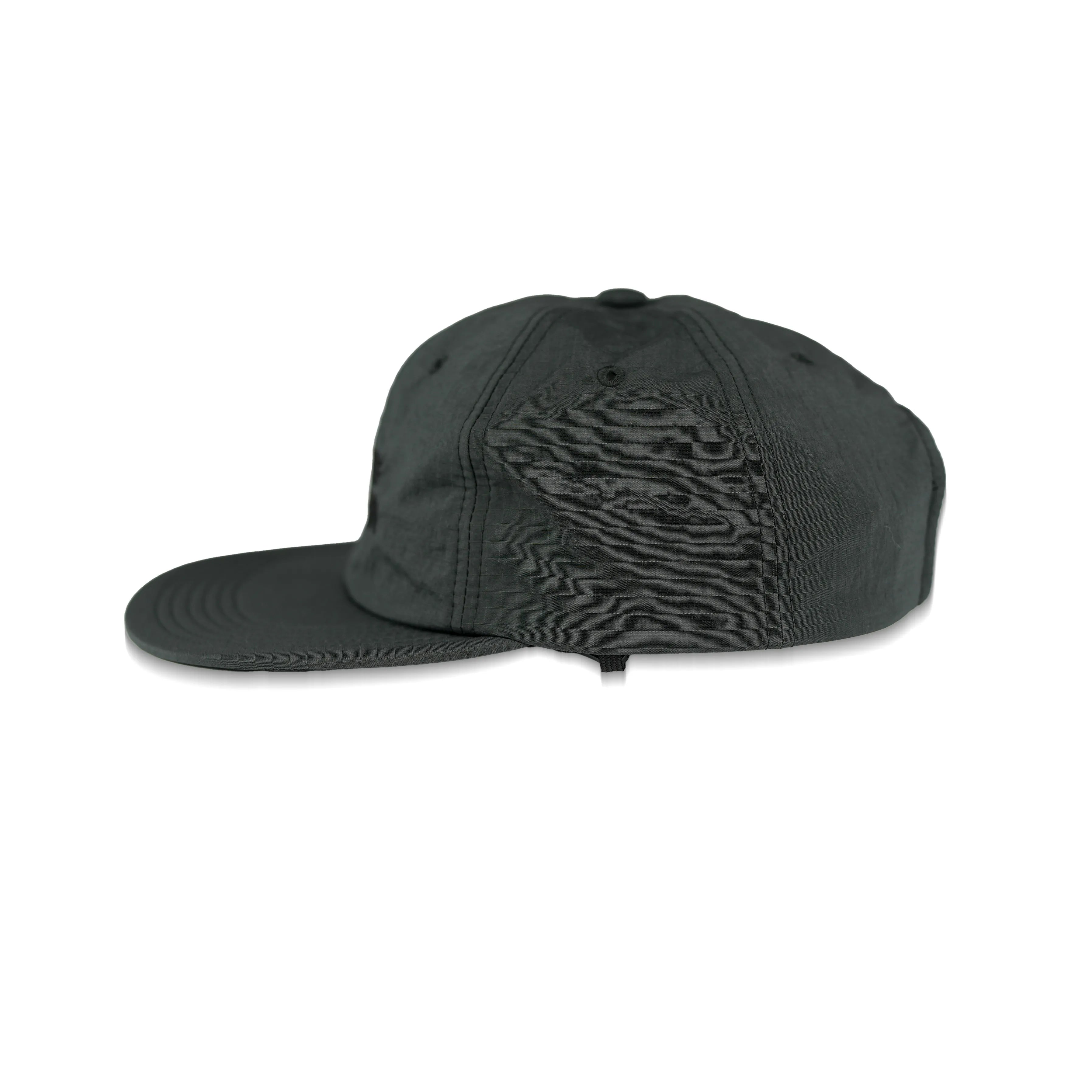 SOFT BRIM 6 PANEL CAP w/ CHIN STRAP [4COLORS]