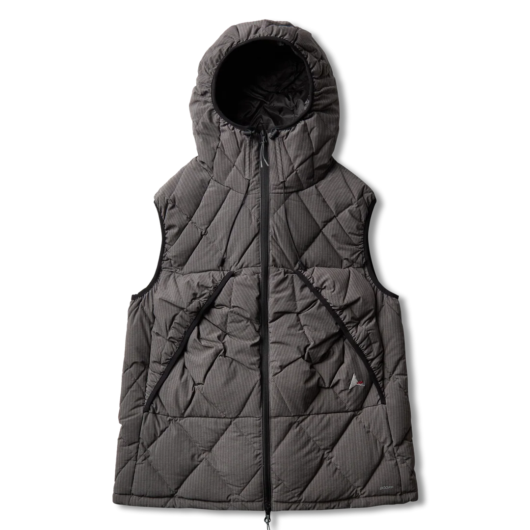 Nuna 800 Fill Power Pinstriped Down Vest
