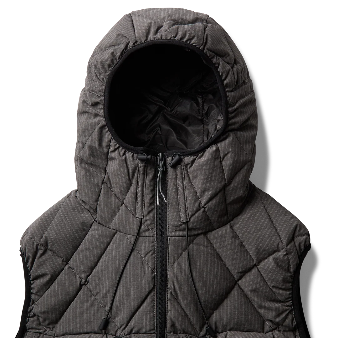 Nuna 800 Fill Power Pinstriped Down Vest