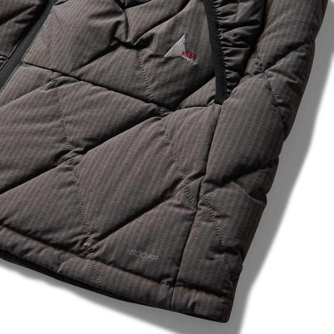 Nuna 800 Fill Power Pinstriped Down Vest