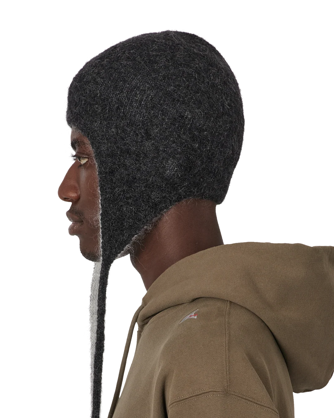 Logo Mohair Bonnet Beanie