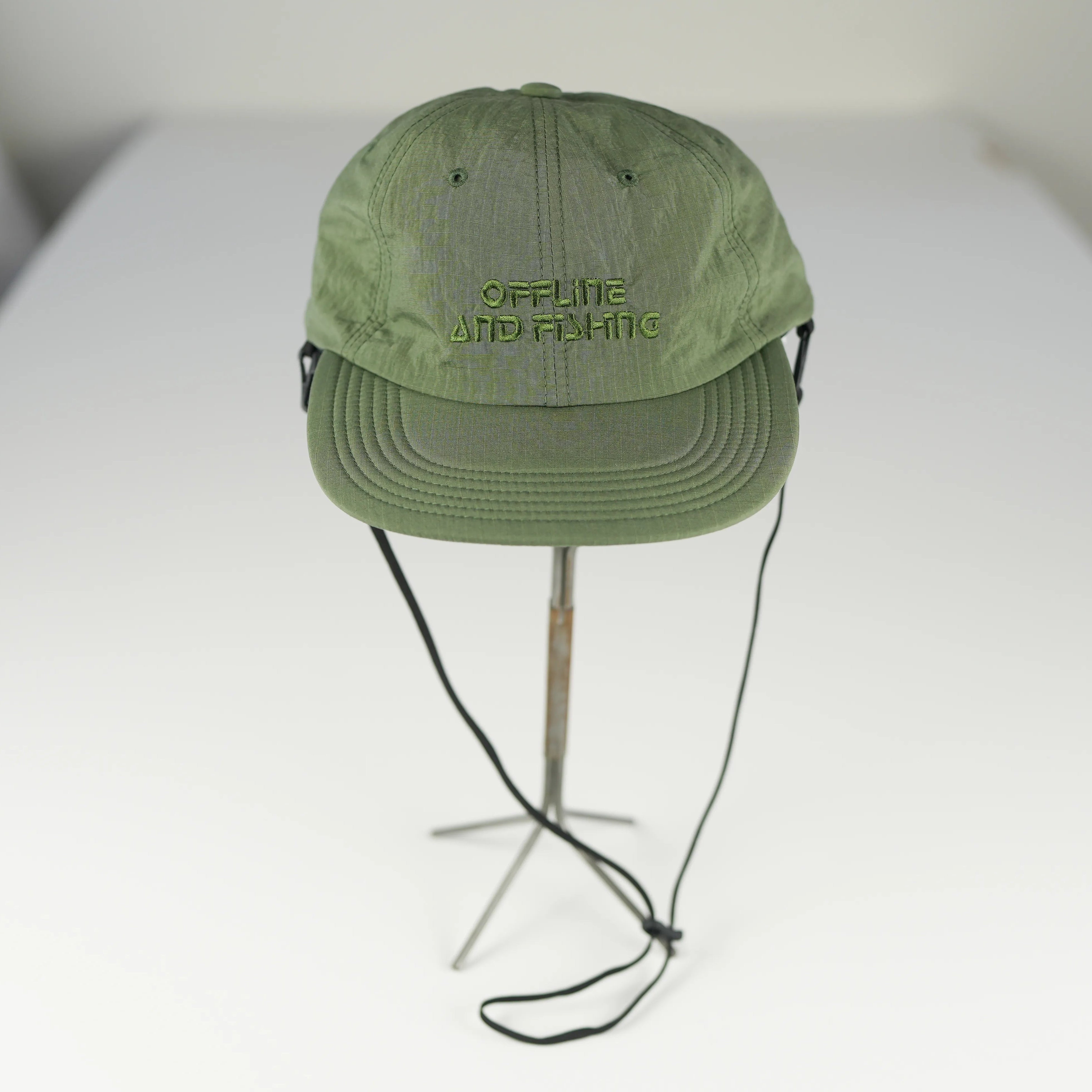 SOFT BRIM 6 PANEL CAP w/ CHIN STRAP [4COLORS]