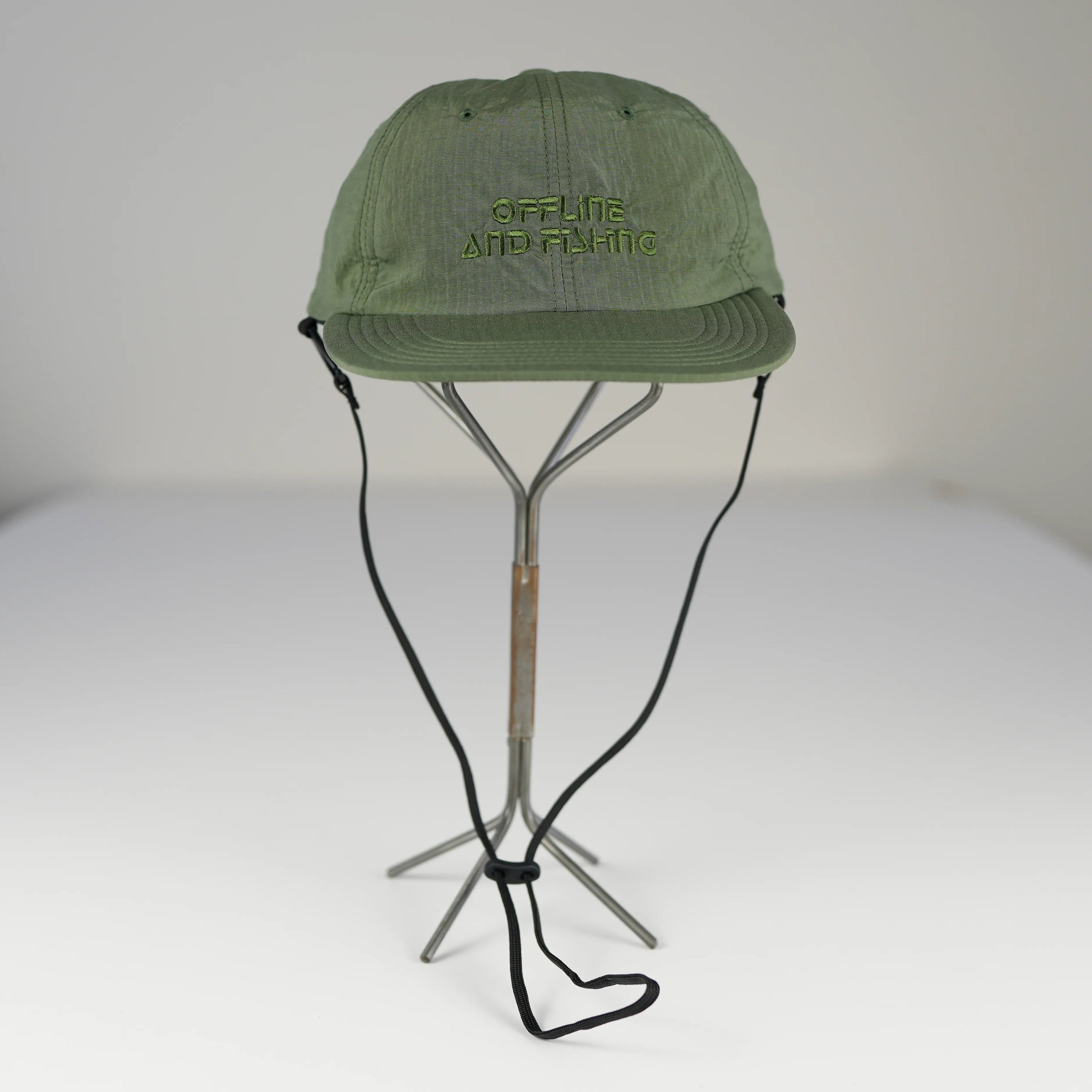 SOFT BRIM 6 PANEL CAP w/ CHIN STRAP [4COLORS]
