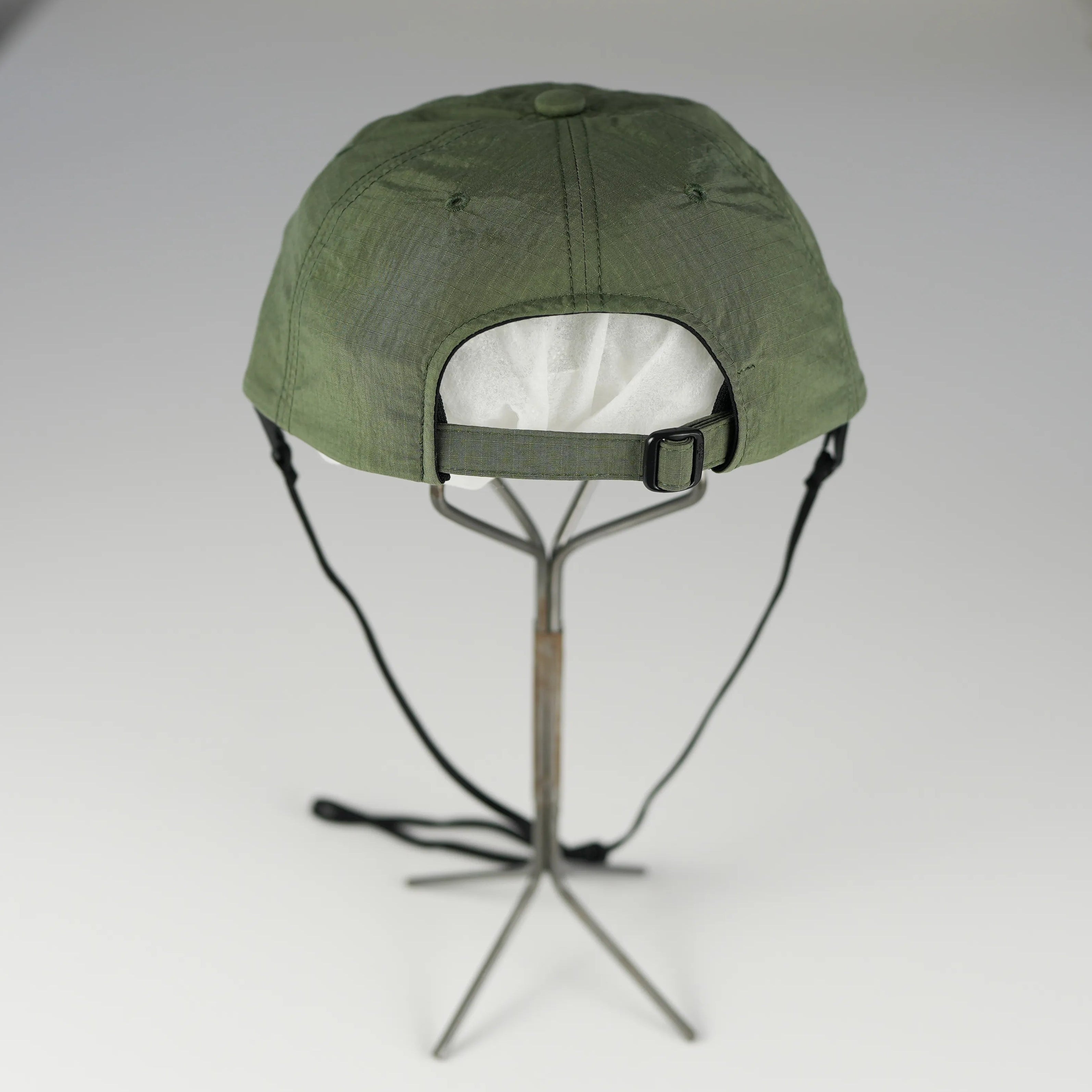 SOFT BRIM 6 PANEL CAP w/ CHIN STRAP [4COLORS]