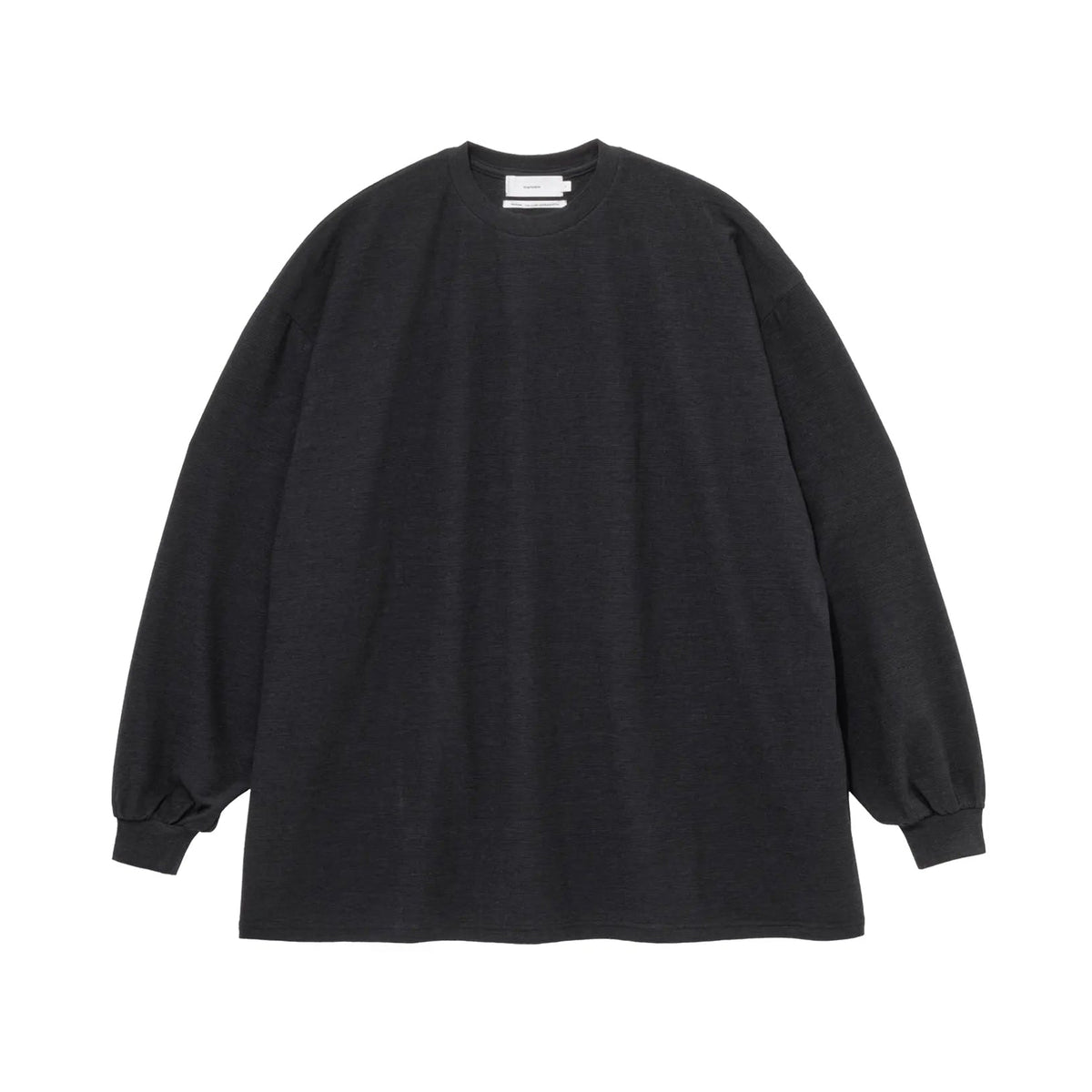 Cotton Wool Ripple Crew Neck L/S Tee [GM263-70304]