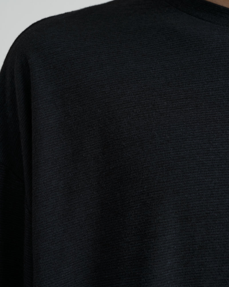 Cotton Wool Ripple Crew Neck L/S Tee [GM263-70304]