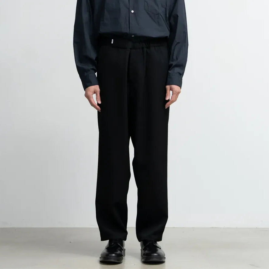 Scale Off Wool Wide Tapered Chef Pants [GM263-40190B]