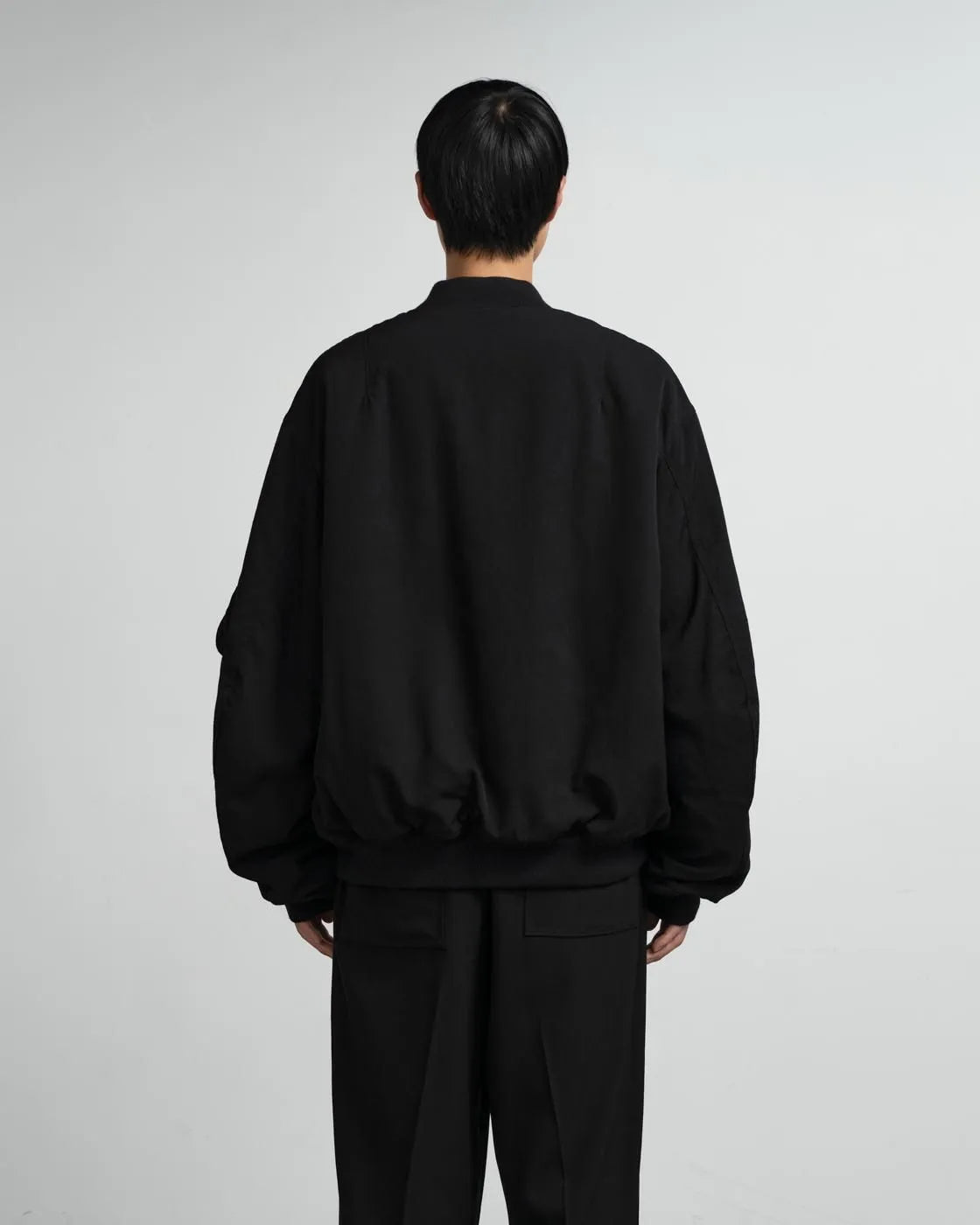 Fulled Wool Twill Flight Jacket [GU263-30411]