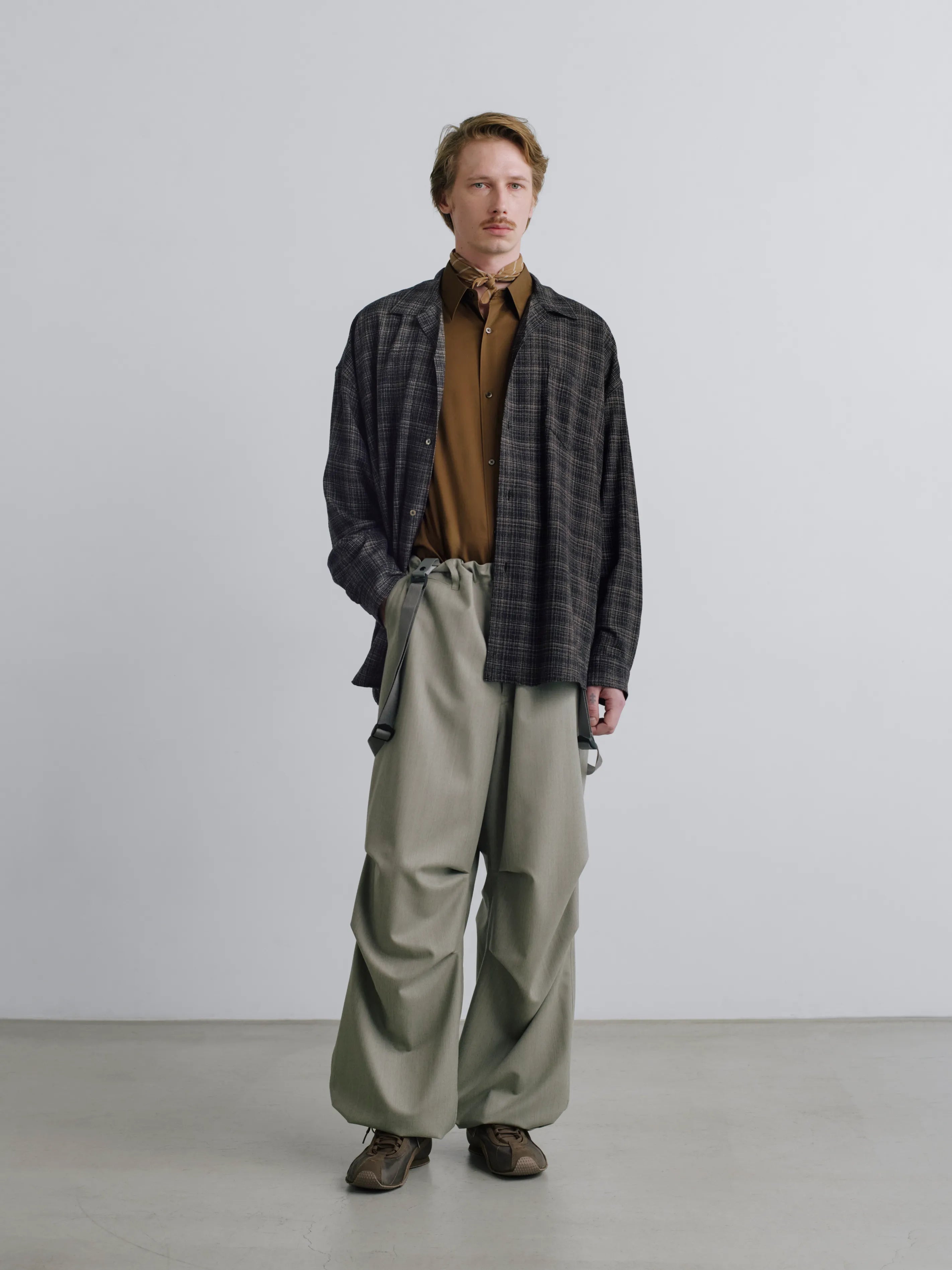 Silicon Poplin Oversized Regular Collar Shirt [3COLORS]