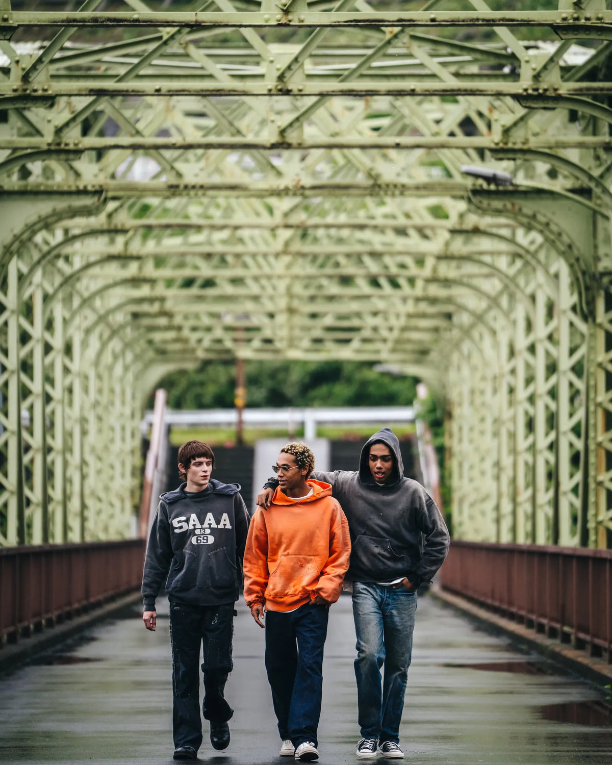 SM-HR1-0000-C57/BB_DBL FACE HOODIE/SAINT/ORANGE