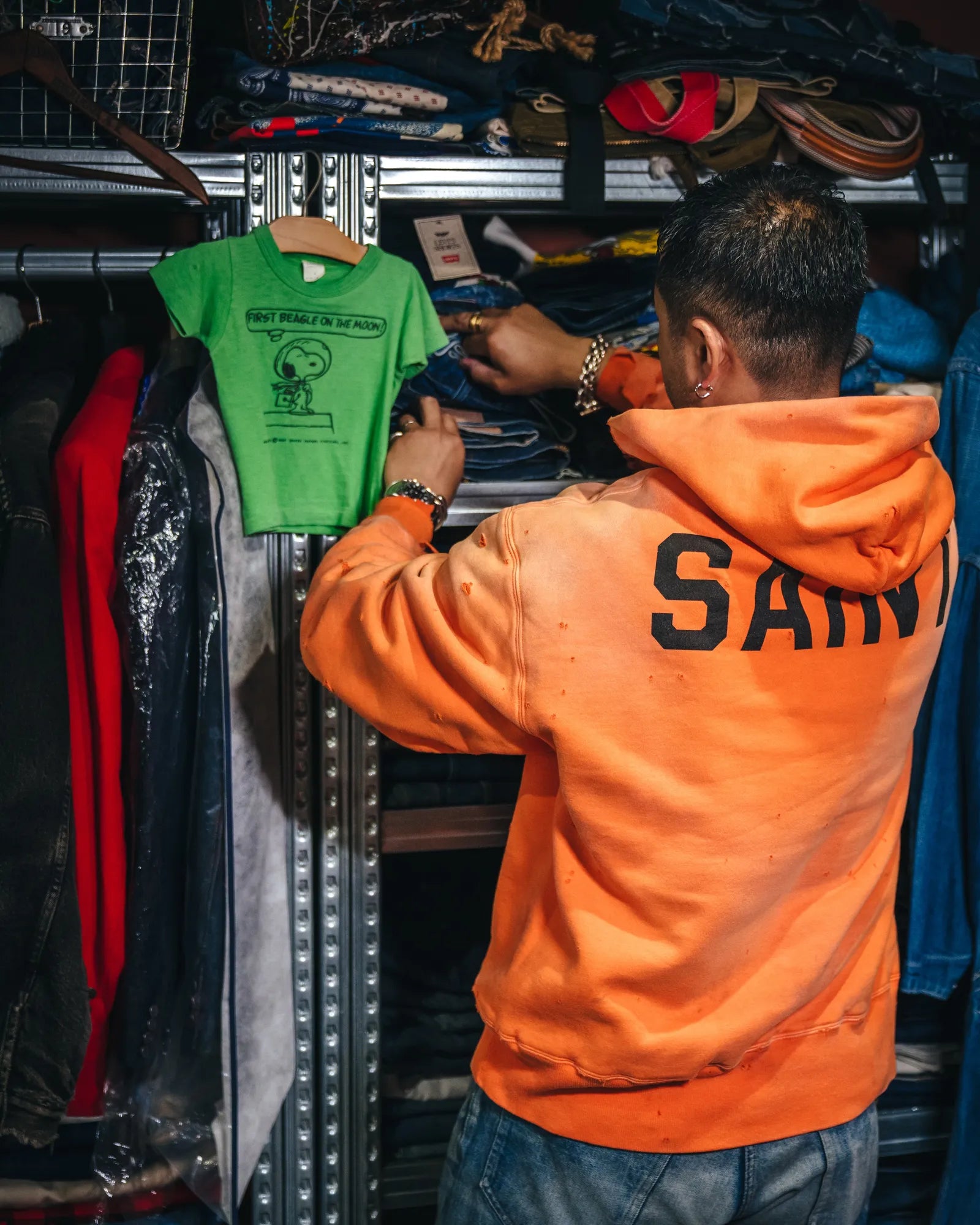 SM-HR1-0000-C57/BB_DBL FACE HOODIE/SAINT/ORANGE