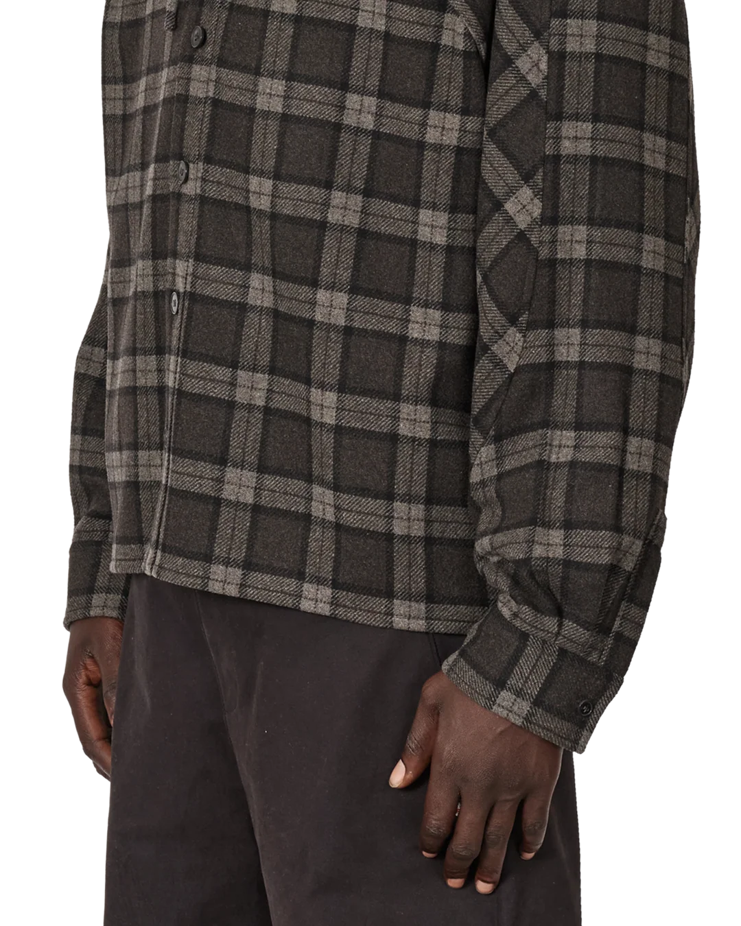 Logger Wool Check Long Sleeve Shirt