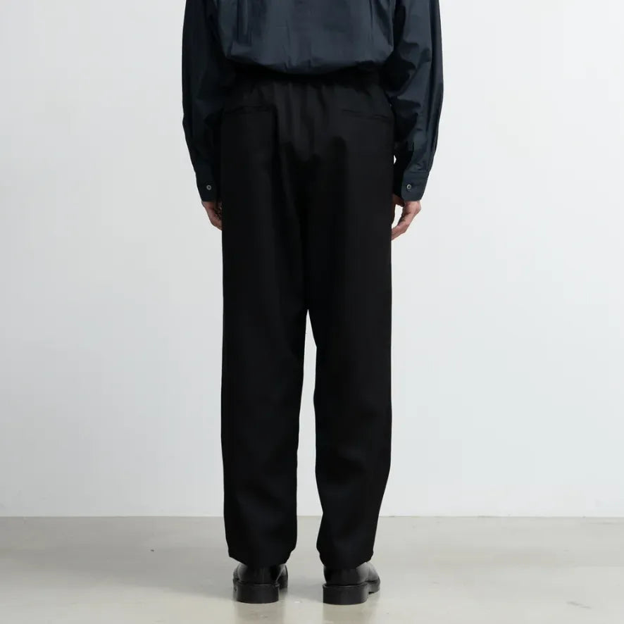 Scale Off Wool Wide Tapered Chef Pants [GM263-40190B]