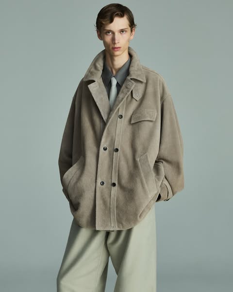 Hairy Suede Corbusier Jacket [GM263-30325]