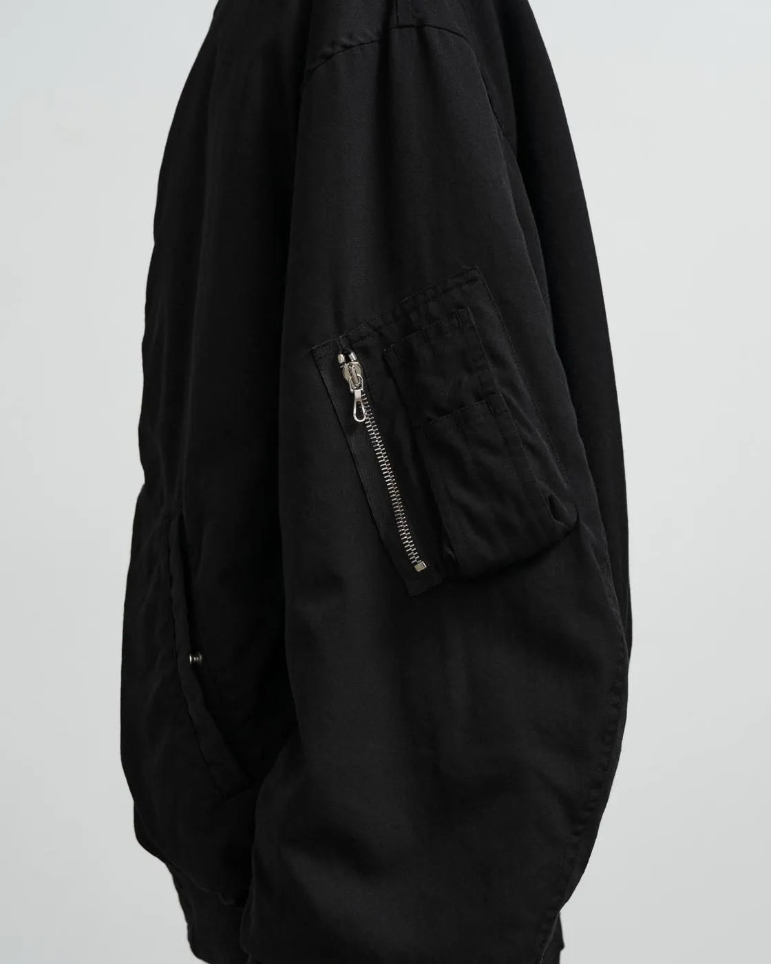 Fulled Wool Twill Flight Jacket [GU263-30411]