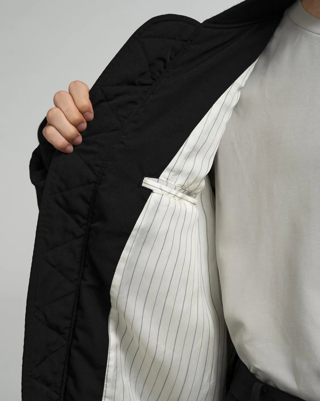 Fulled Wool Twill Flight Jacket [GU263-30411]
