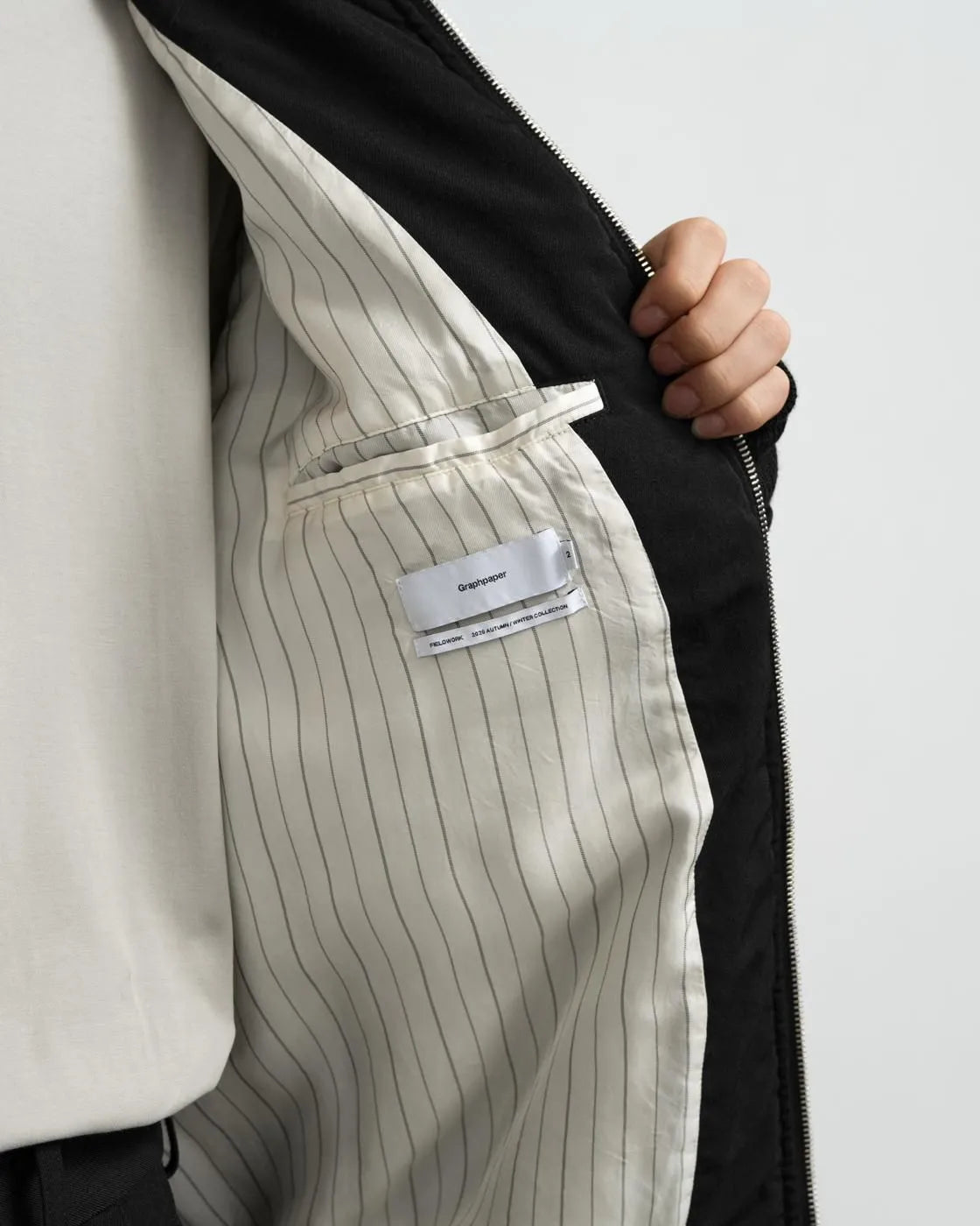 Fulled Wool Twill Flight Jacket [GU263-30411]