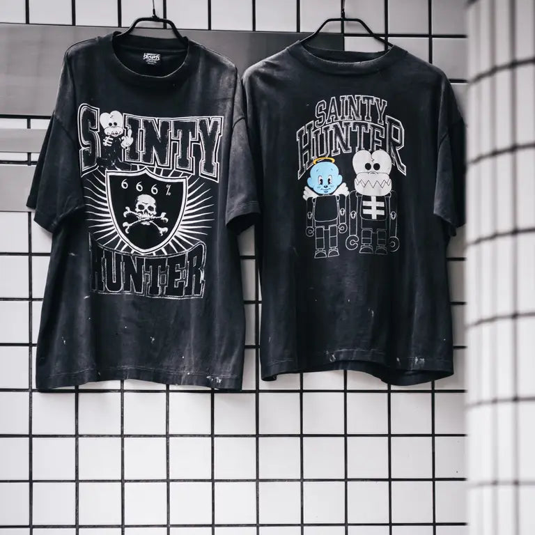 SM-MK8-0000-C29/BH_SS T-SHIRT/SAINTY HUNTER/BLK