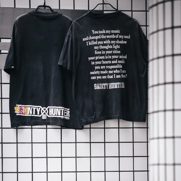 SM-MK8-0000-C29/BH_SS T-SHIRT/SAINTY HUNTER/BLK