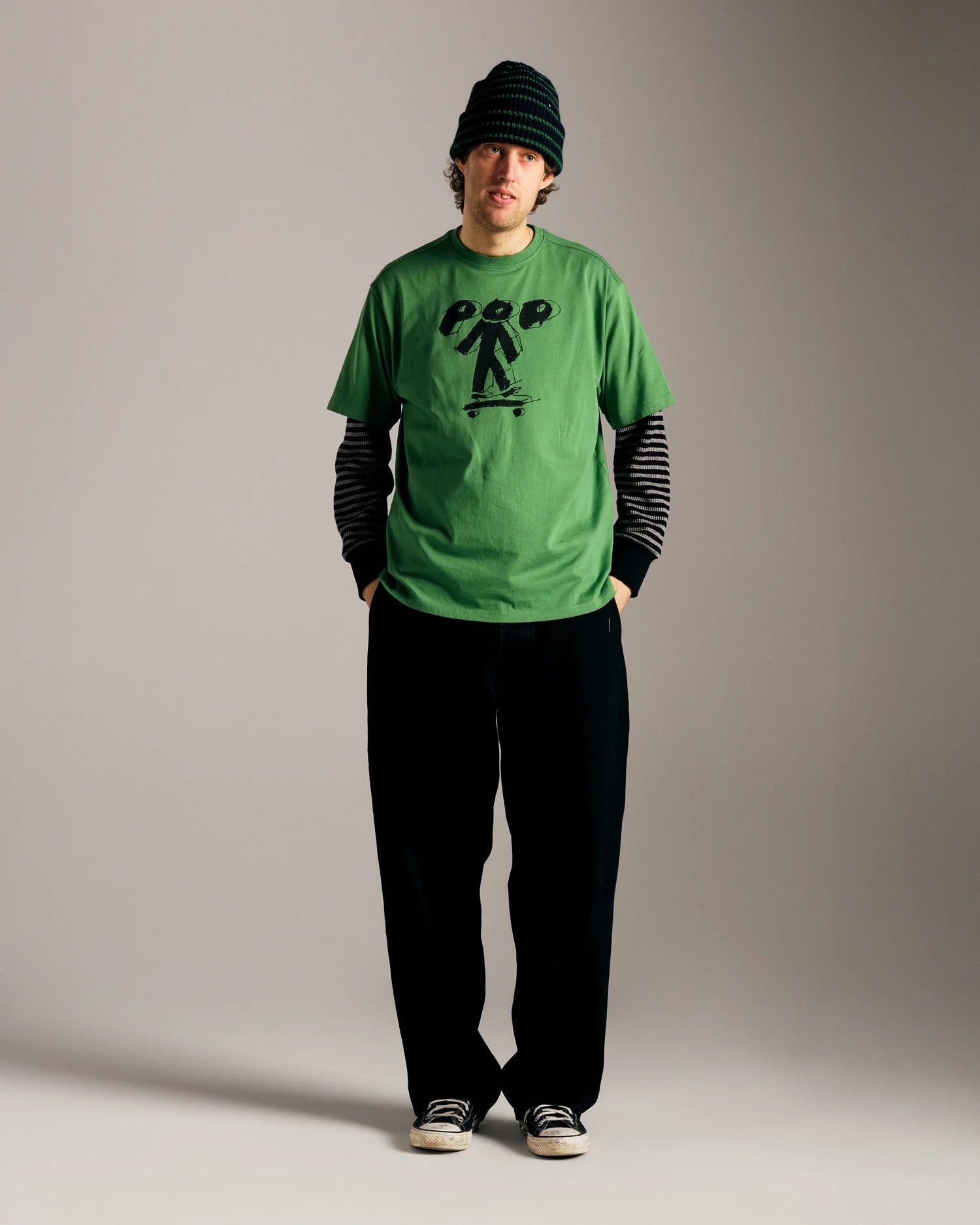 BLOCK T-SHIRT IN JUNIPER