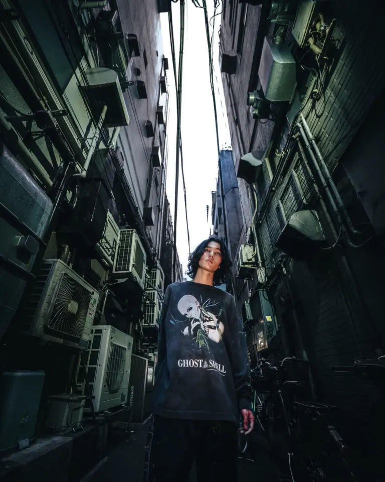 SM-YS1-0000-C33/GS_LS TEE/GITS/BLACK
