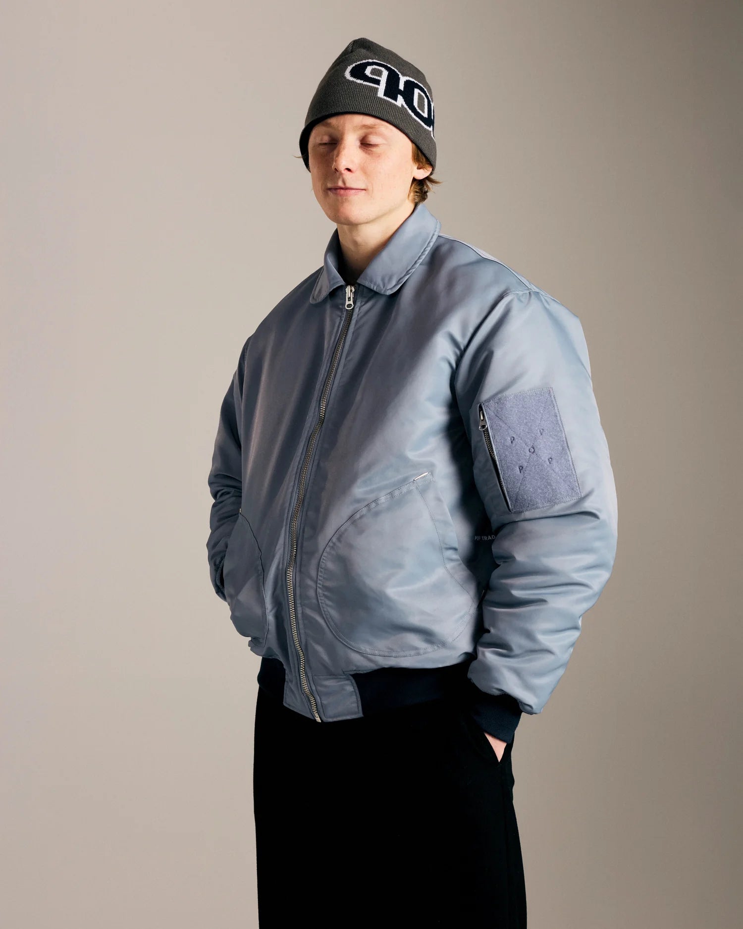 FLIGHT JACKET IN NYLON TRADEWINDS