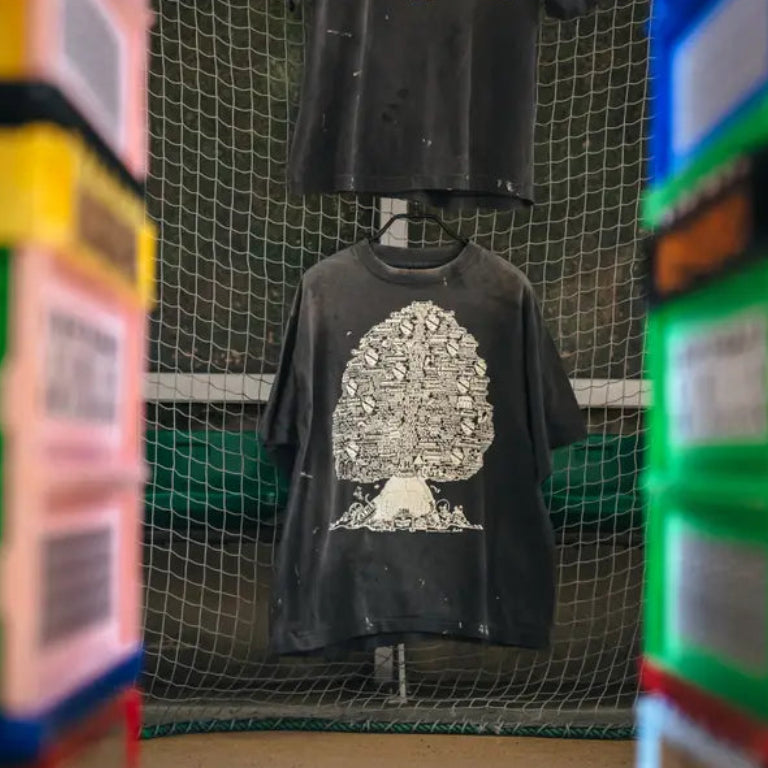 SM-MK8-0000-001/SS T-SHIRT/TREE/BLK