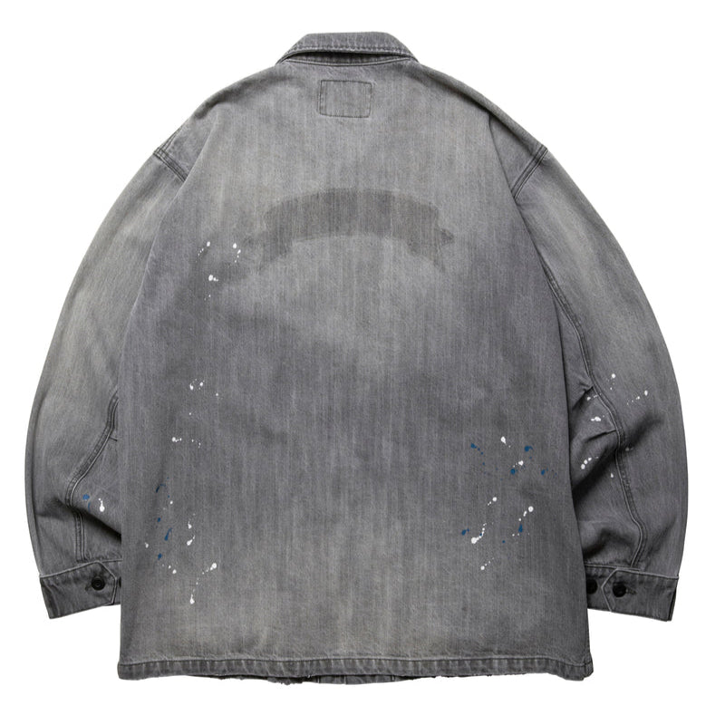 DENIM COMBAT JACKET