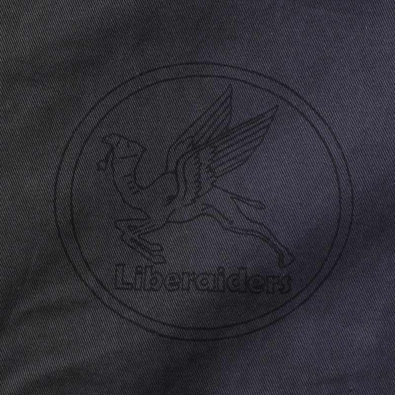 HANDWRITING PRINT CHINO SARROUEL PANTS