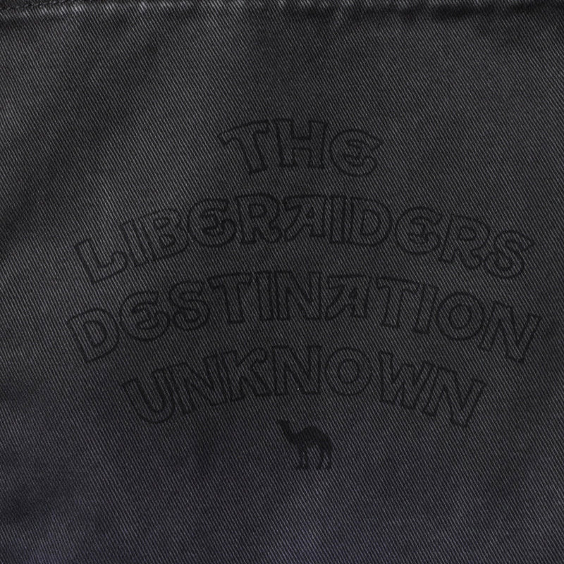 HANDWRITING PRINT CHINO SARROUEL PANTS