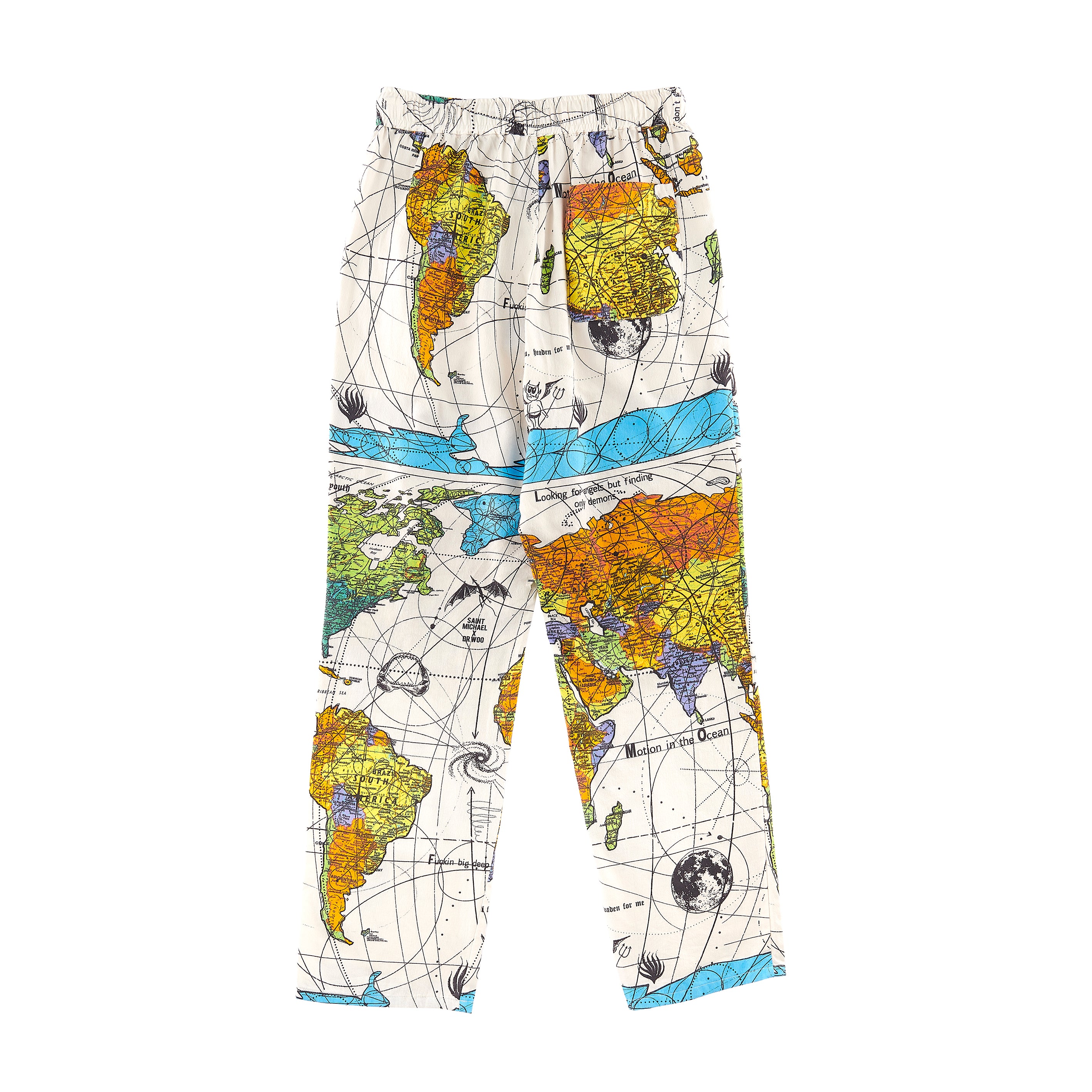 SM-S23-0000-083/DW_PAJAMA PNT/WORLD MAP/