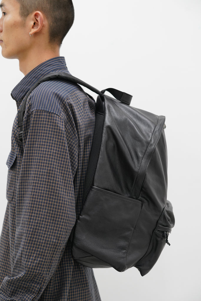 PACKING / LEATHER BACK BAG