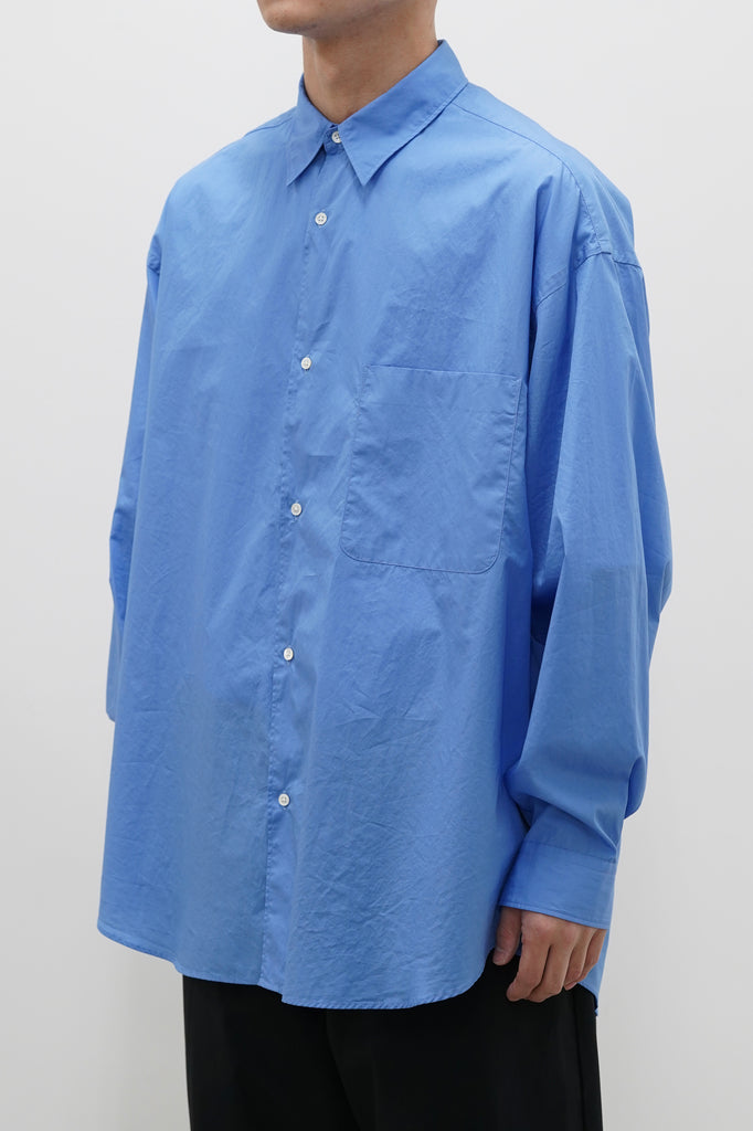 Broad L/S Oversized Regular Collar Shirt | THE GROUND depot 